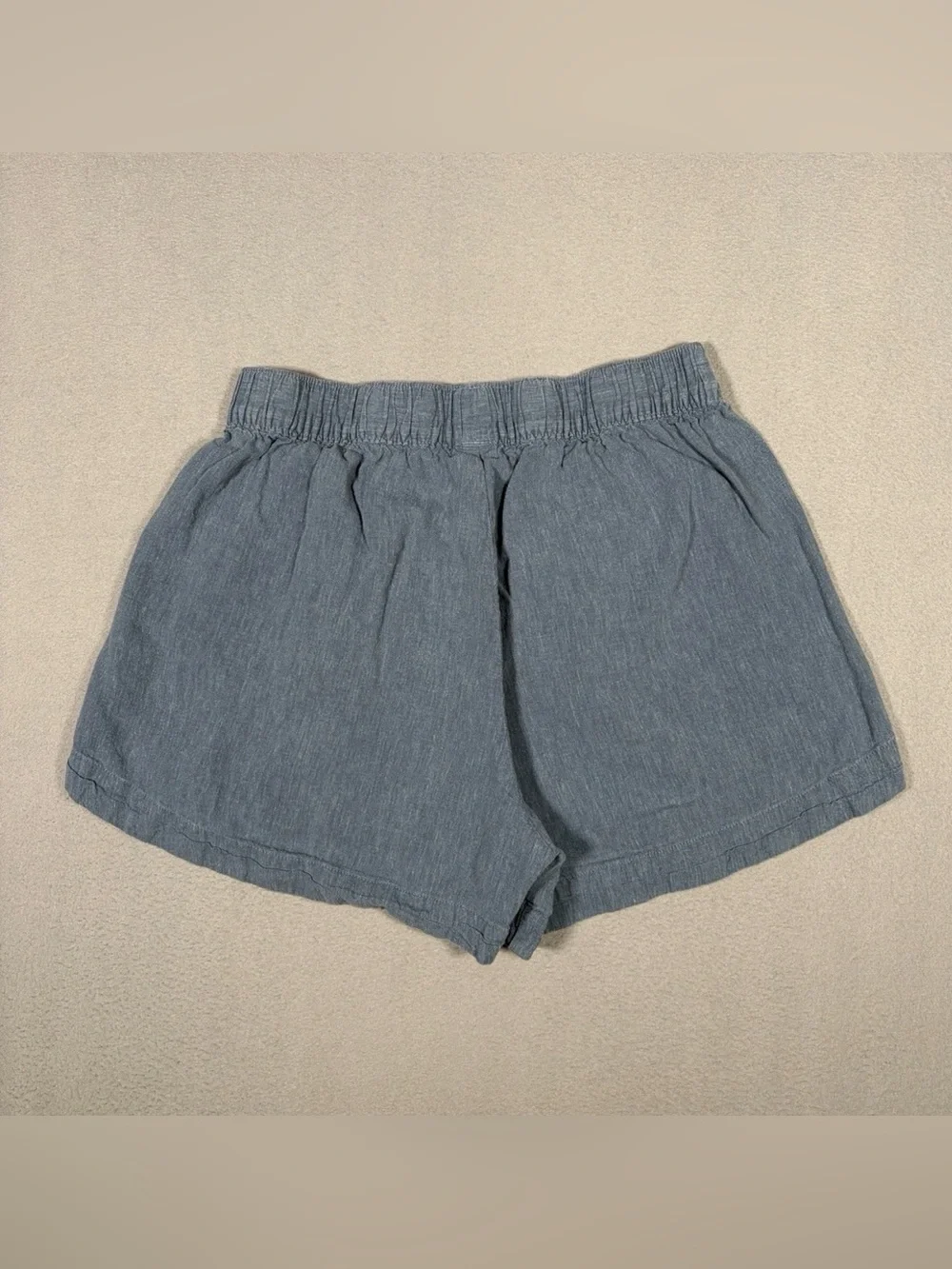 Patagonia Shorts Women’s Medium Still Blue Garden Island Hemp Blend 3.5 Inseam